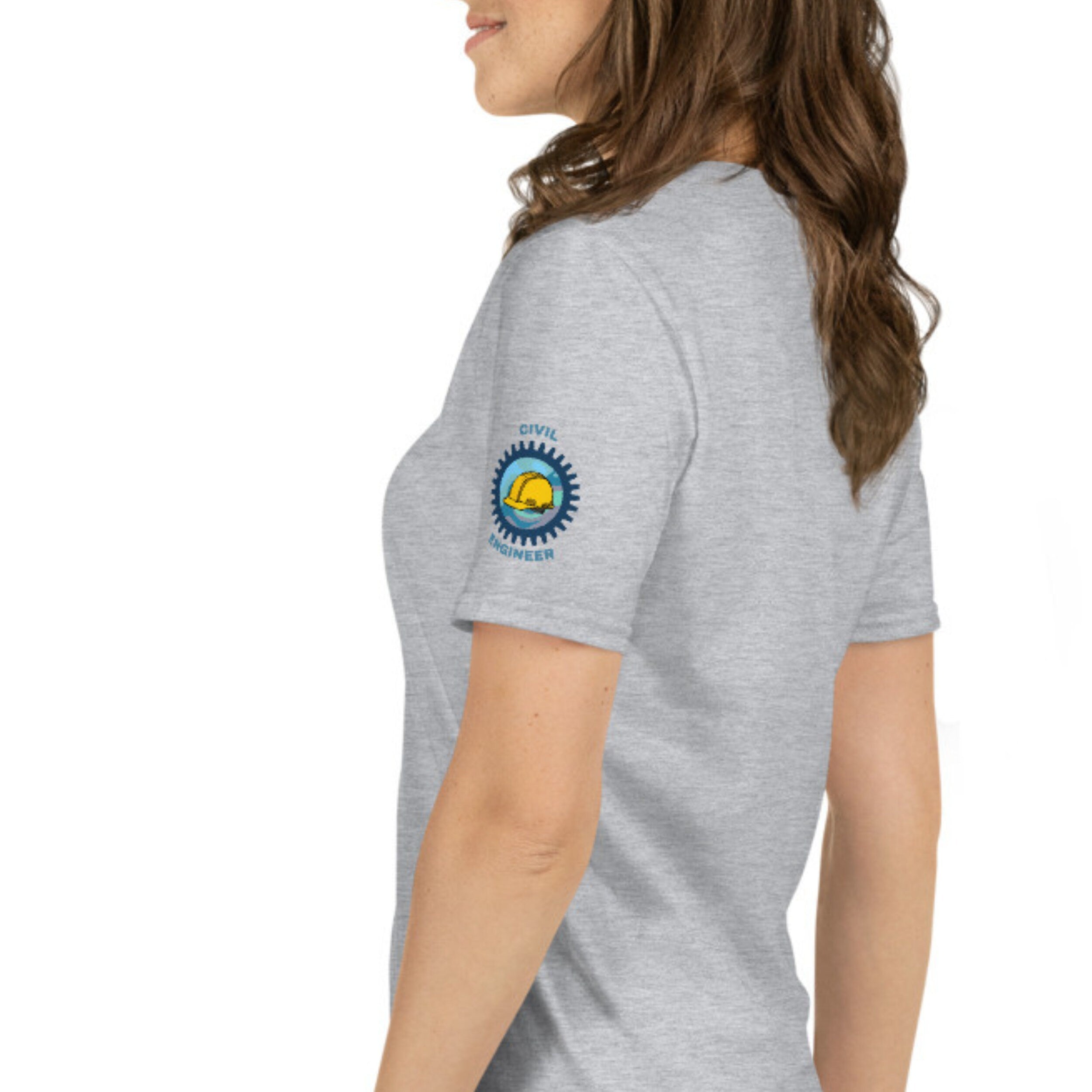 Civil Engineer Sleeve Print T-shirt