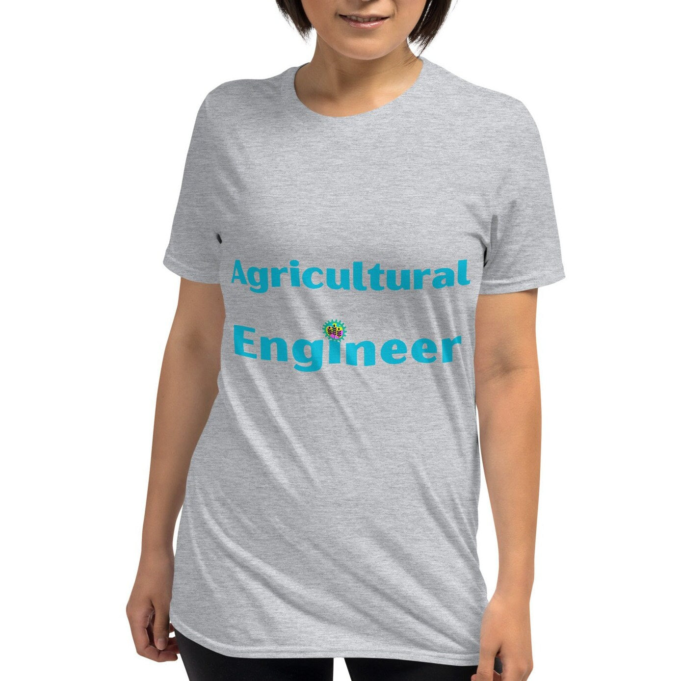 Agricultural Engineer cogs and plants T-shirt