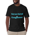 Structural Engineer T-shirt. Structural Engineering Top with cogs & bridge