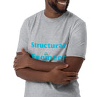 Structural Engineer T-shirt. Structural Engineering Top with cogs & bridge