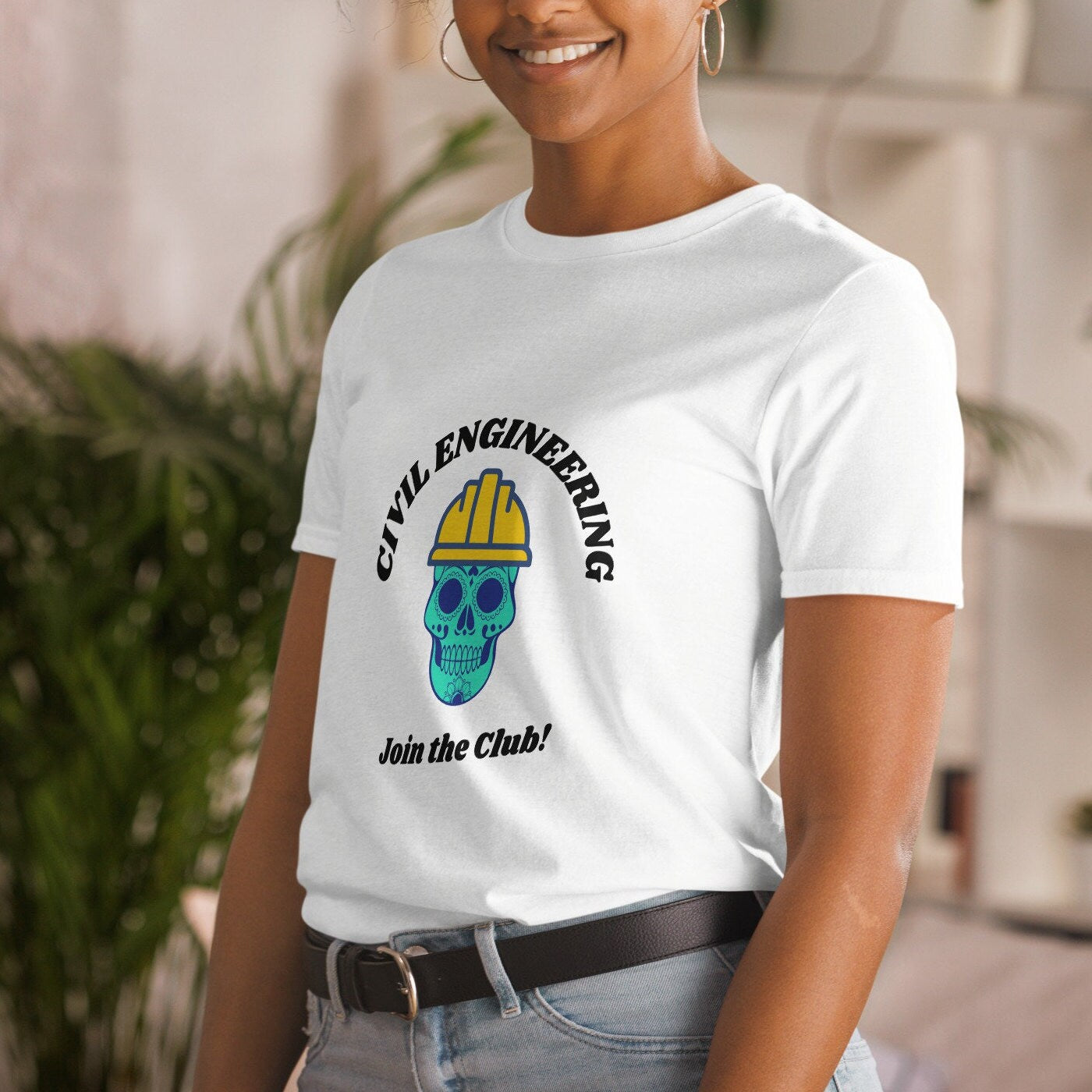 Civil Engineer Join Civil Engineering Club Biker style T-Shirt