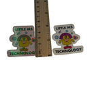 Little Ms Technology Holographic Vinyl Sticker. STEMinist decal - Women and Girls in Science, Technology and Engineering