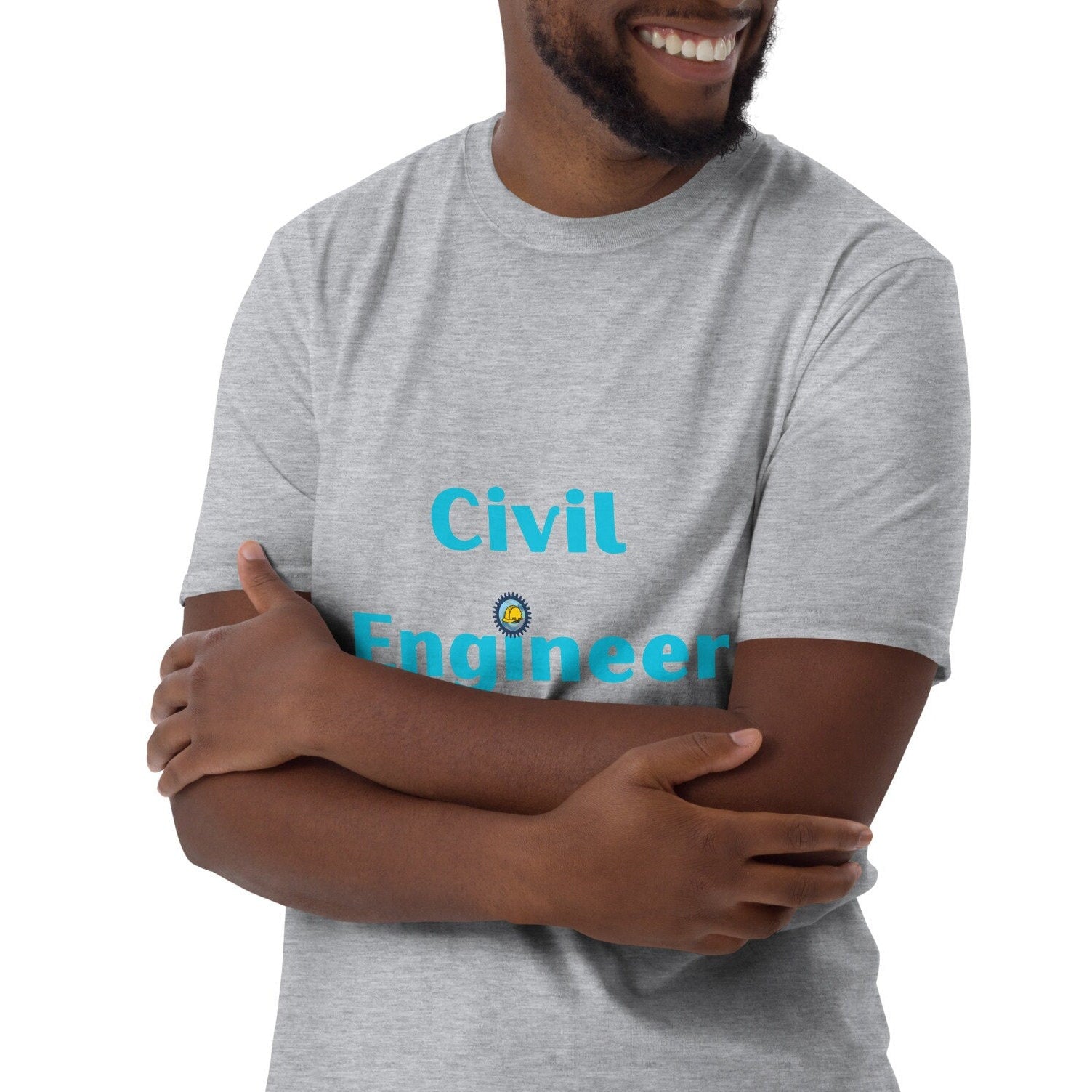 Civil Engineer Cogs and Hardhat T-shirt