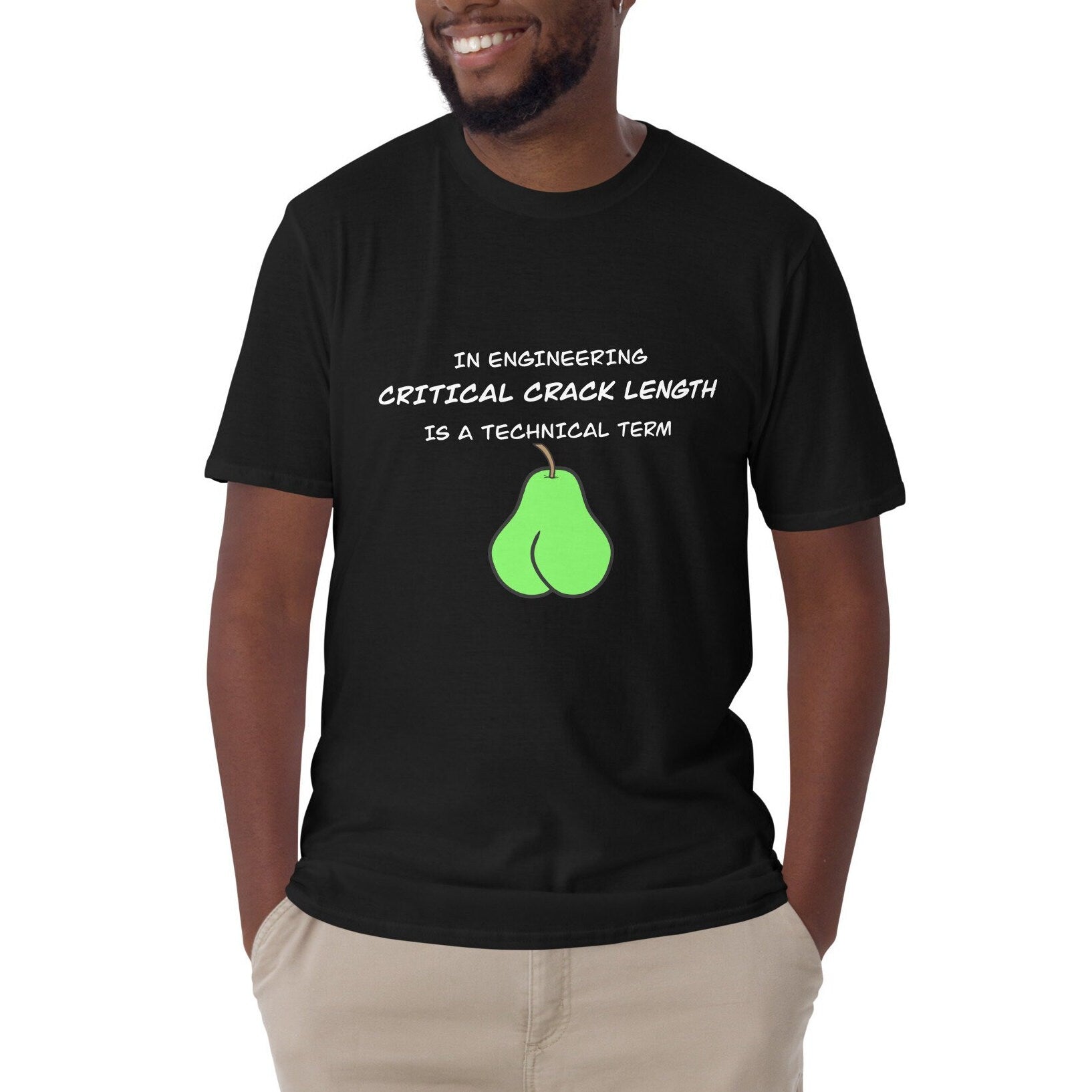 Naughty Critical Crack Length Rude Engineer T-shirt