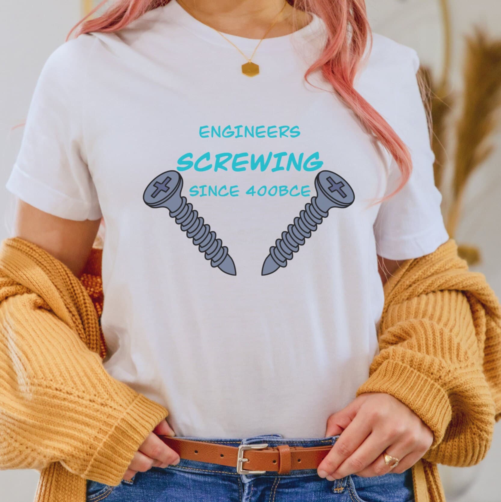 Engineers been Screwing forever! Naughty Engineer T-shirt