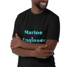 Marine Engineer T-shirt. Marine Engineering Top with cogs and anchor