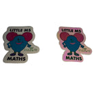 Little Ms Maths Holographic Vinyl Sticker. STEMinist Women and Girls in Science and Maths Gift