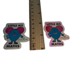 Little Ms Maths Holographic Vinyl Sticker. STEMinist Women and Girls in Science and Maths Gift