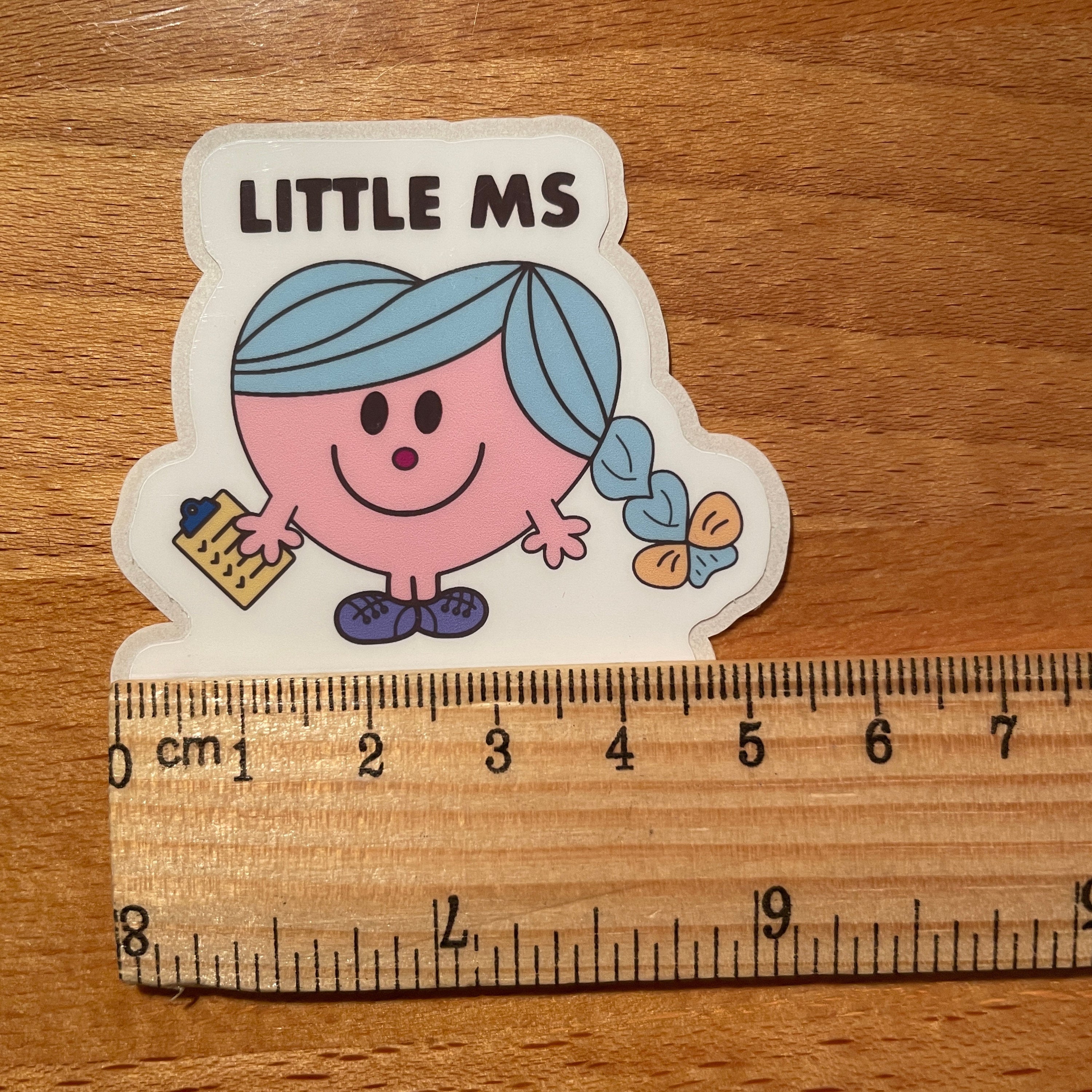 Little Ms Psychiatrist Holographic Vinyl Decal Sticker