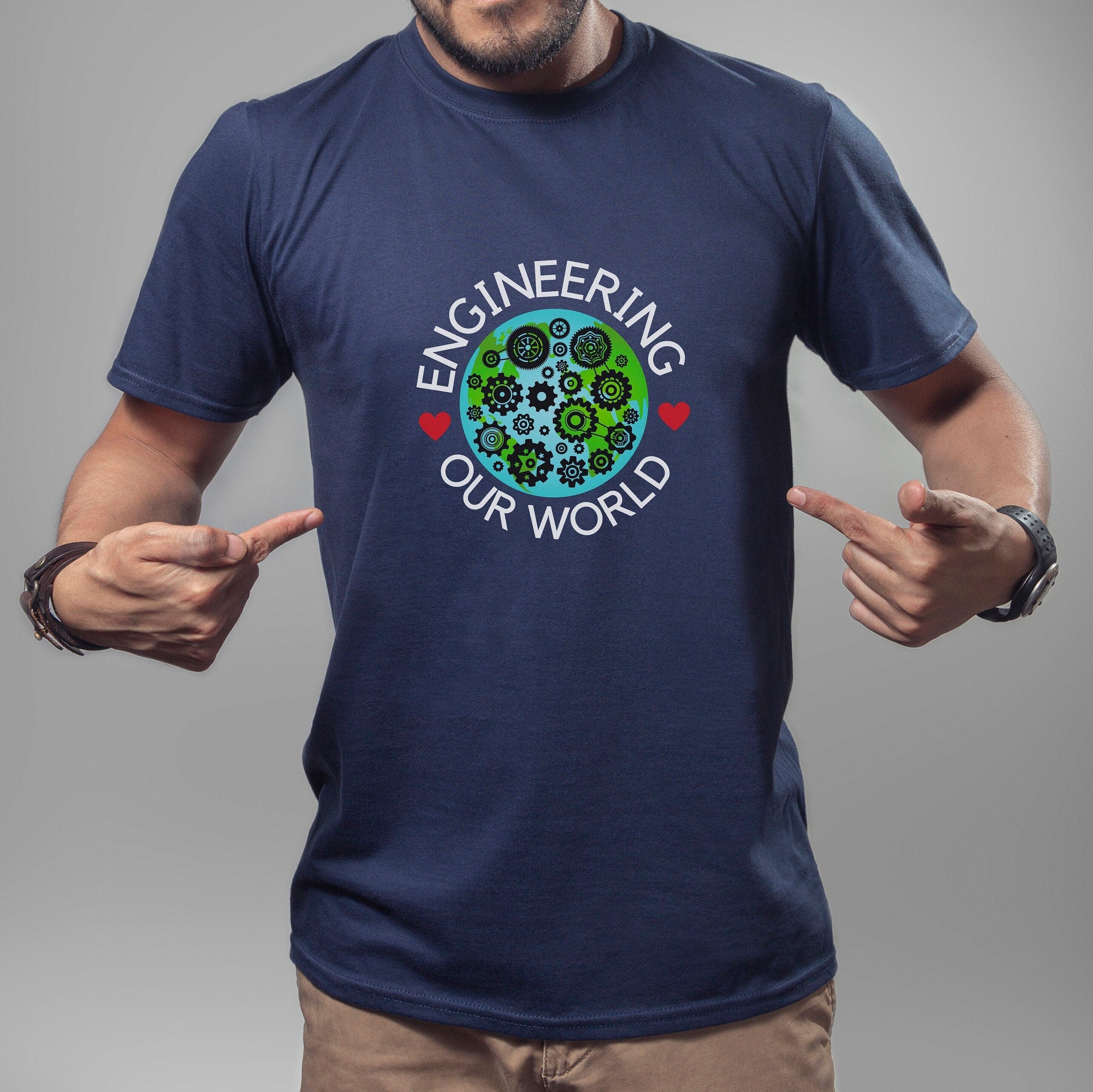 Engineering our World T-shirt. Celebrate Engineers with this Top