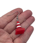 Novelty Traffic Cone Earrings. Funny jewellery for Road Planners, Engineers and Road Workers (or hooligans!)