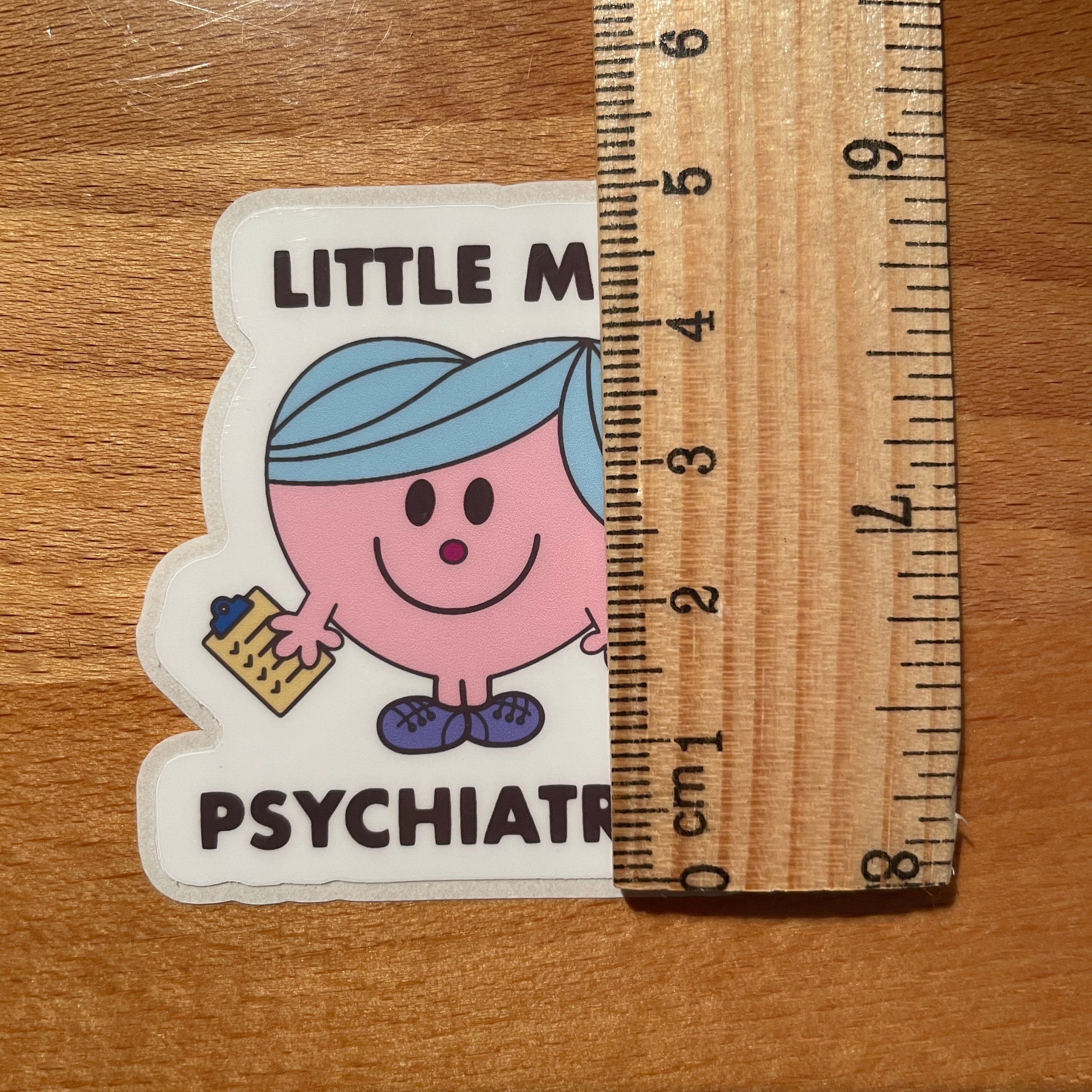 Little Ms Psychiatrist Holographic Vinyl Decal Sticker