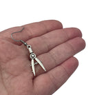 Math Compass Earrings. Novelty jewellery for Teachers, Architects, Engineers and Mathematicians