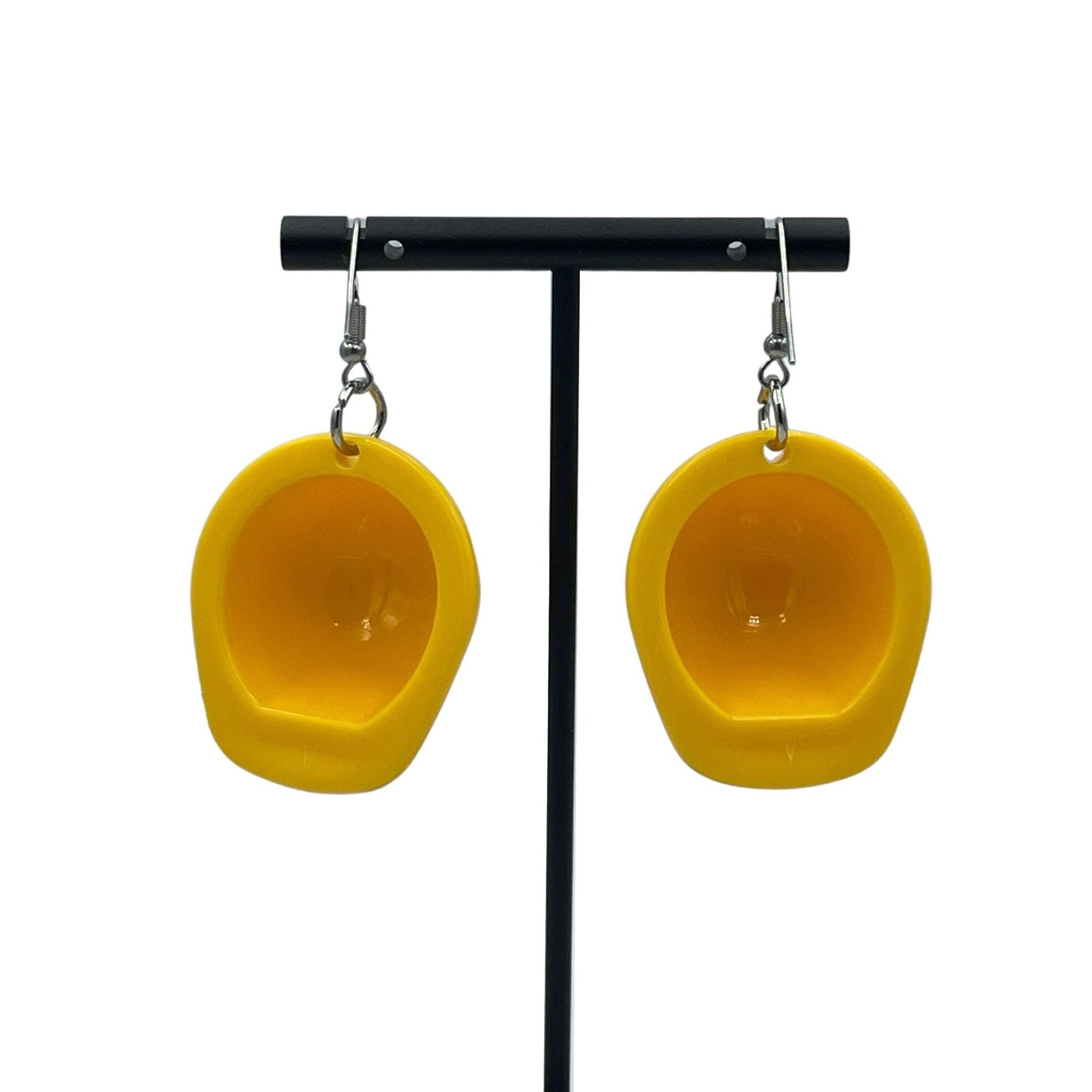 Novelty Hardhat Earrings. Funny jewellery for Engineers and Construction Workers