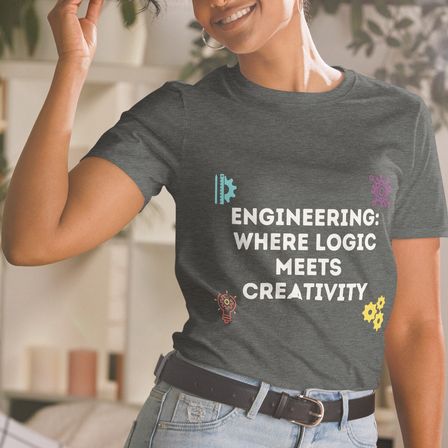 Engineering where Logic meets Creativity Engineer T-Shirt