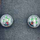 Round Functioning Compass Cufflinks