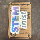 STEMinist Holographic Vinyl Decal Sticker. Women and Girls in Science, Technology, Engineering and Maths