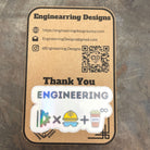 Engineer Holographic Vinyl Sticker. Engineering is Innovation, hard work and infinite cups of coffee Holographic decal