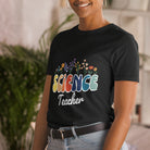 Retro Wildflowers Science Teacher T-shirt