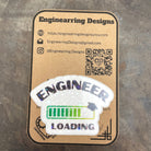 Funny Engineer Loading Engineering Graduate Sticker