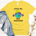 Ms Engineer T-shirt. Relaxed fit Women in Engineering Top Daisy