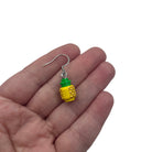 Pineapple Earrings made with upcycled LEGO®