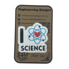 I Love Science Vinyl Decal Sticker. Scientist Gift