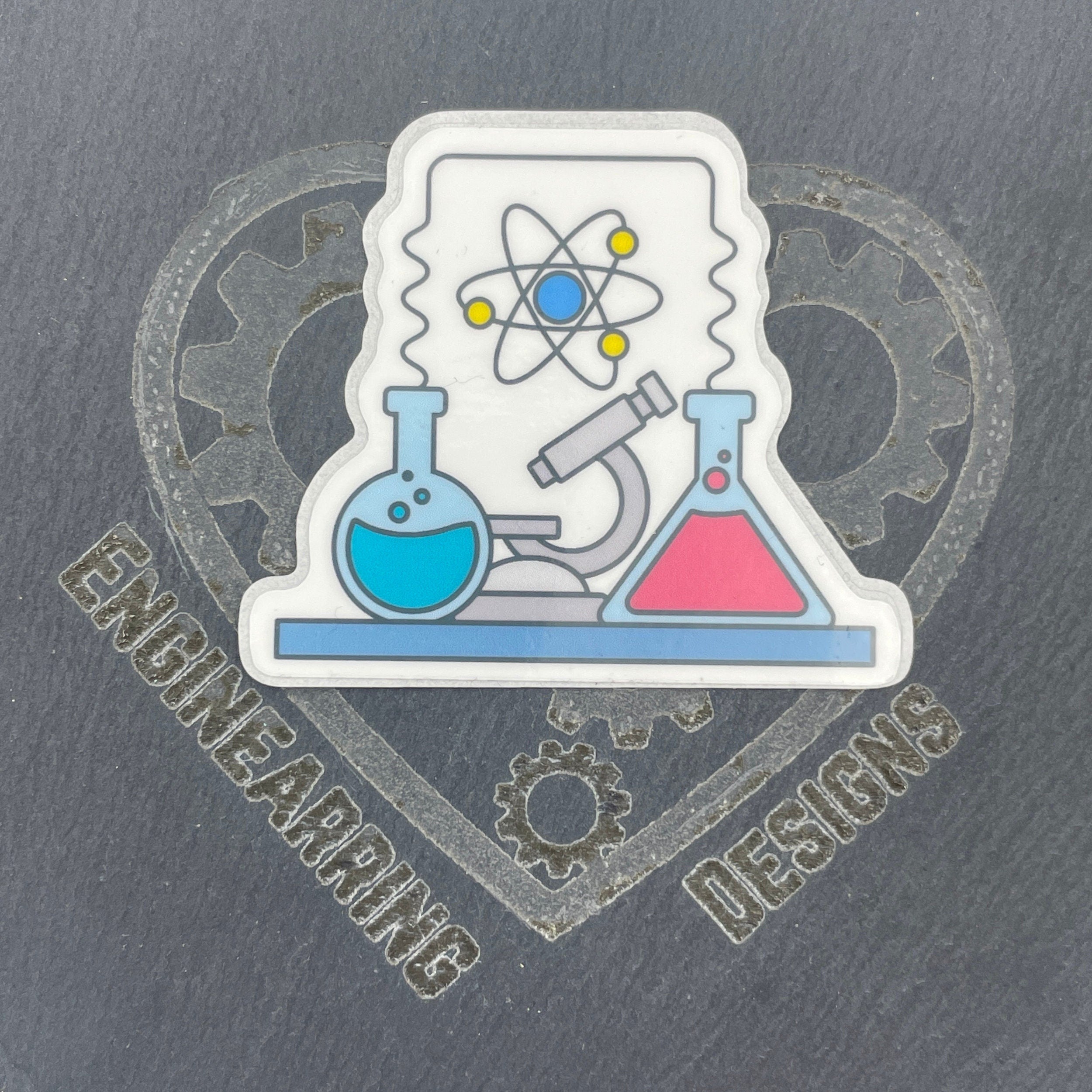 Experimental Science Vinyl Decal Sticker. Scientist Gift