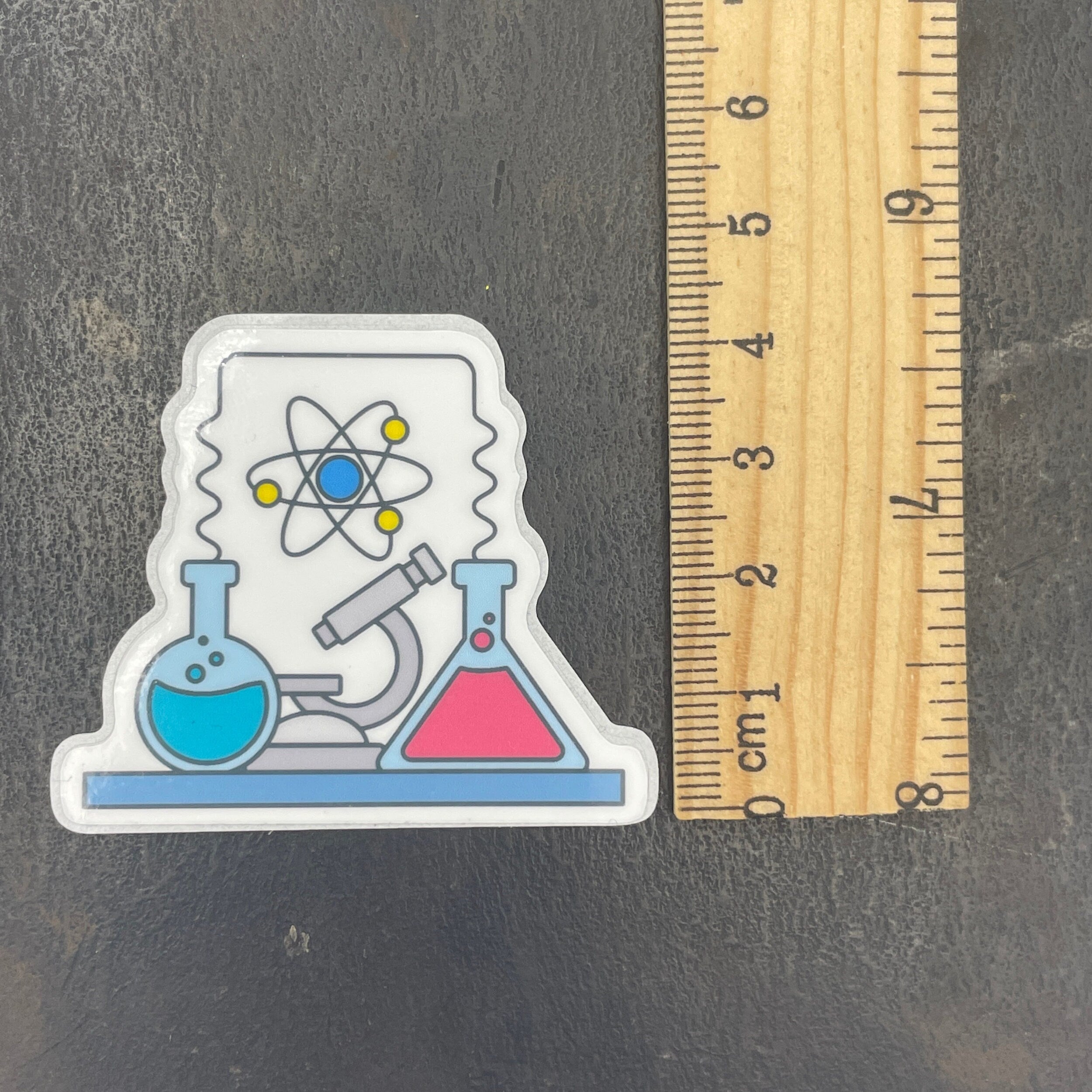 Experimental Science Vinyl Decal Sticker. Scientist Gift