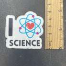 I Love Science Vinyl Decal Sticker. Scientist Gift