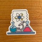 Experimental Science Vinyl Decal Sticker. Scientist Gift