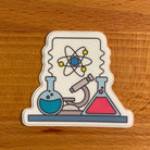 Experimental Science Vinyl Decal Sticker. Scientist Gift