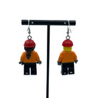 Engineer Earrings made with upcycled LEGO®. Perfect for Woman in Engineering