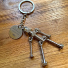 Personalised Robot Keyring. Includes custom personalisation. STEM, Engineer or Science gift.