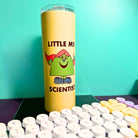 Personalised Ms Scientist Yellow Tumbler. Funny Geeky STEM Unique Scientist Gift. Science Home Office Accessories.