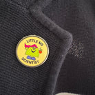 Little Ms Scientist Pin. Women and Girls in Science, Technology, Engineering, Maths. STEM Inspiration Badges.