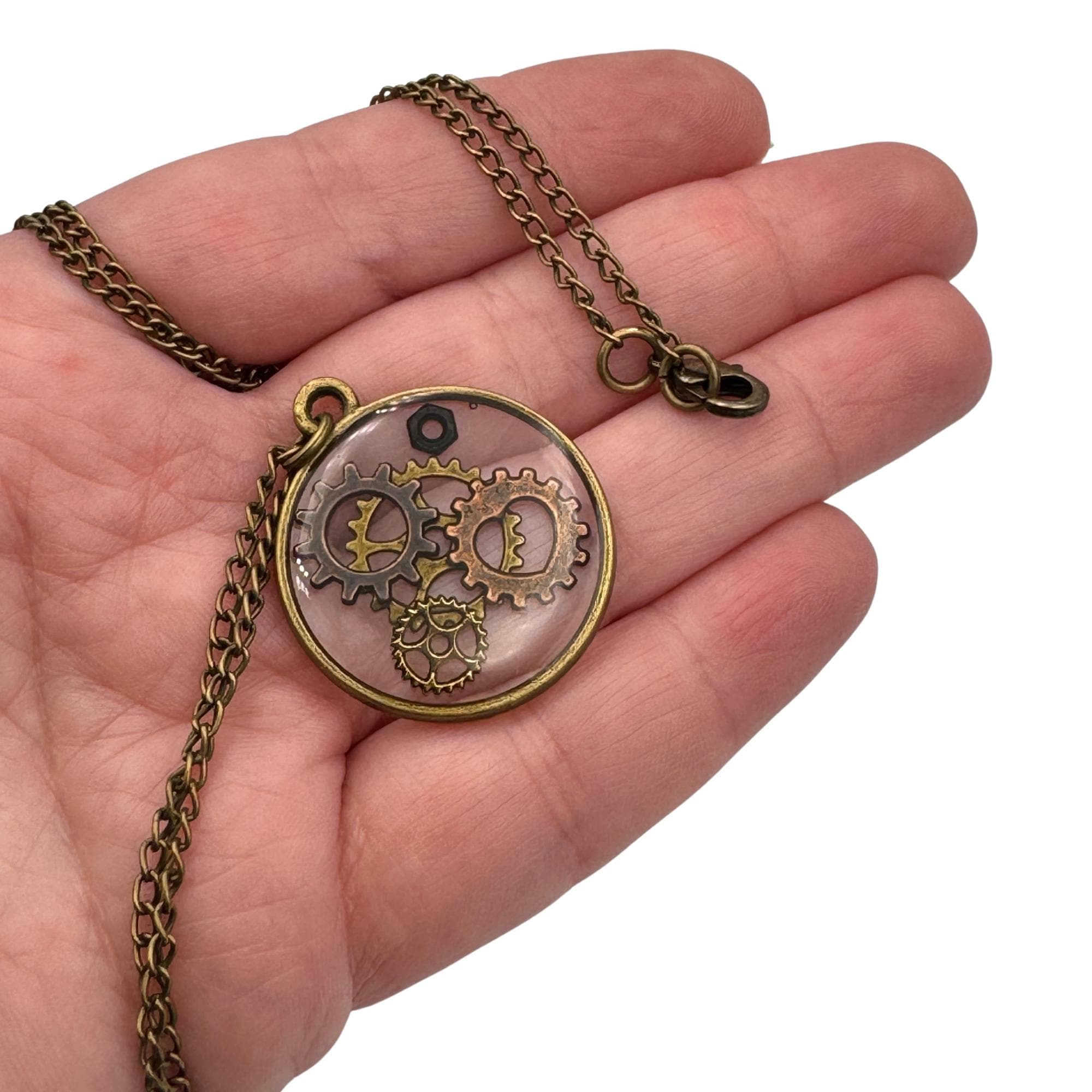 EnginearringDesigns | Gear Steampunk Handmade Brass and Resin