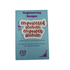 Empowered Women Empower Women Vinyl Sticker. Empowerment Holographic Sparkle decal - Women and Girl Power