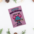 Women in Maths Christmas Card. Woman Mathematician Xmas Greetings