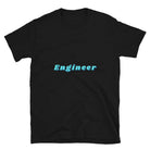 Funky Font Engineer T-shirt Black