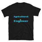 Agricultural Engineer cogs and plants T-shirt Black