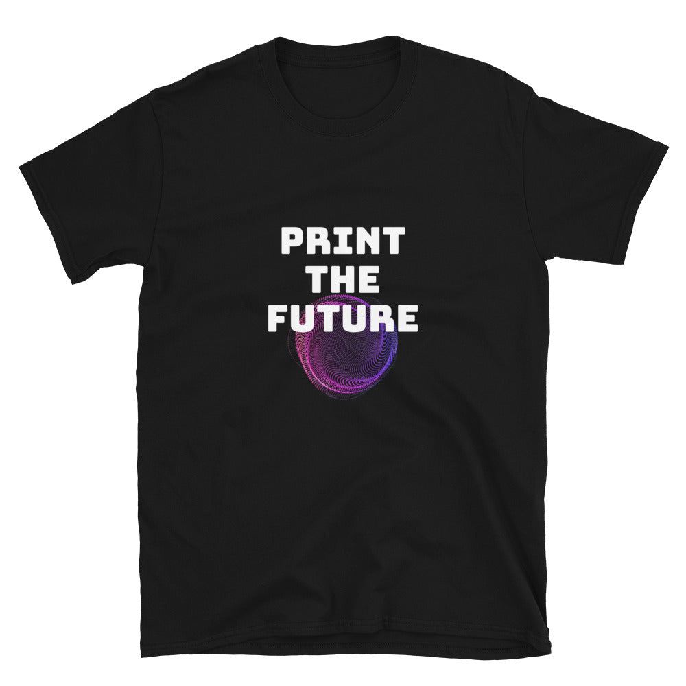 Print the Future 3D Printing T-shirt Black