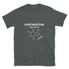 Engineering fuelled by Caffeine Original T-shirt. Caffeine Molecule Engineer Top Dark Heather