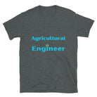 Agricultural Engineer cogs and plants T-shirt Dark Heather