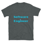 Software Engineer T-shirt. Software Engineering with cogs and binary code Top Dark Heather