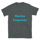 Marine Engineer T-shirt. Marine Engineering Top with cogs and anchor Dark Heather