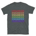 Engineer Retro Rainbow T-shirt Dark Heather