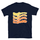 Groovy Orange Engineer T-Shirt Navy