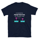 Penetration Testing Essential! Naughty Engineer T-shirt Navy