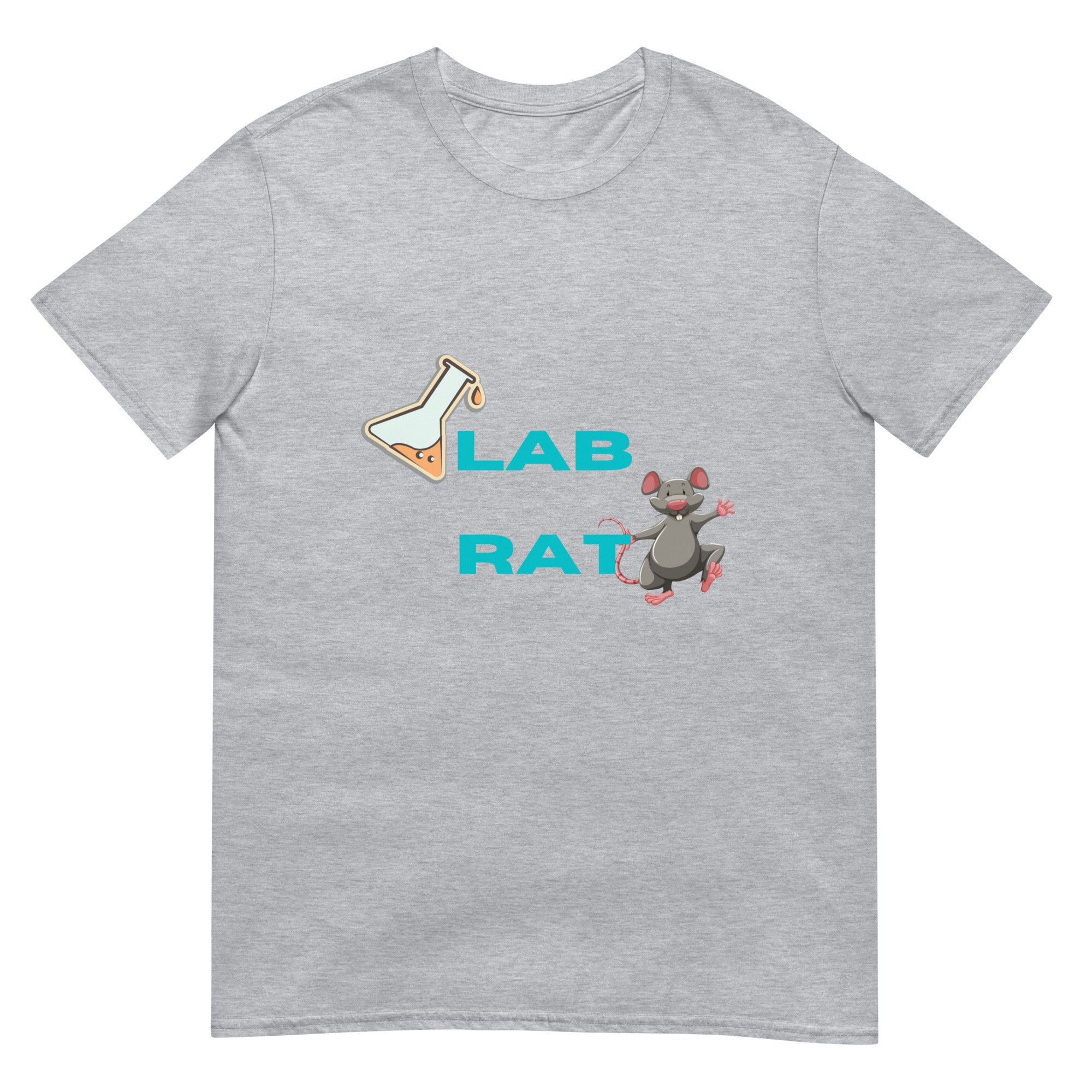 Lab Rat Scientist T-Shirt Sport Grey